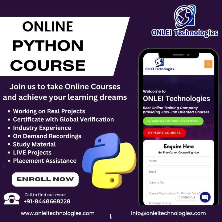 Best Python Course Training in Bangalore Best Python Training institute in Bangalore , Online Python Course in Bangalore, Best Python Course Training in Pune Best Python Training in Pune , Online Python Course in Pune, Python Training Institute in Pune Python Course Training in Kolkata, Python Training in Kolkata, Best Python Course in Kolkata Best Python Course Training in Hyderabad Best Python Training institute in Hyderabad , Online Python Course in Hyderabad, Python Training in Hyderabad Best Python Course Training in Patna (Python Course in Patna) , Python Training in Patna