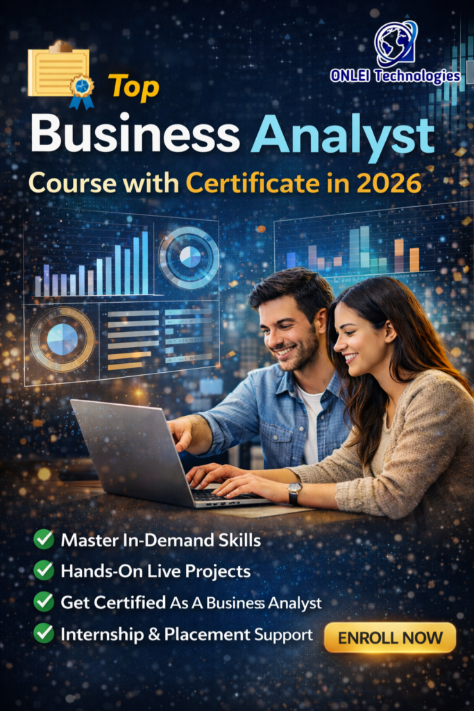 Top Business Analyst Course with Certificate in 2026